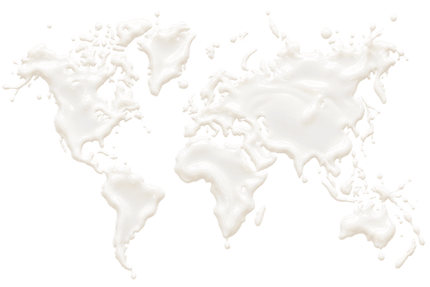 Map of the world showing export coverage